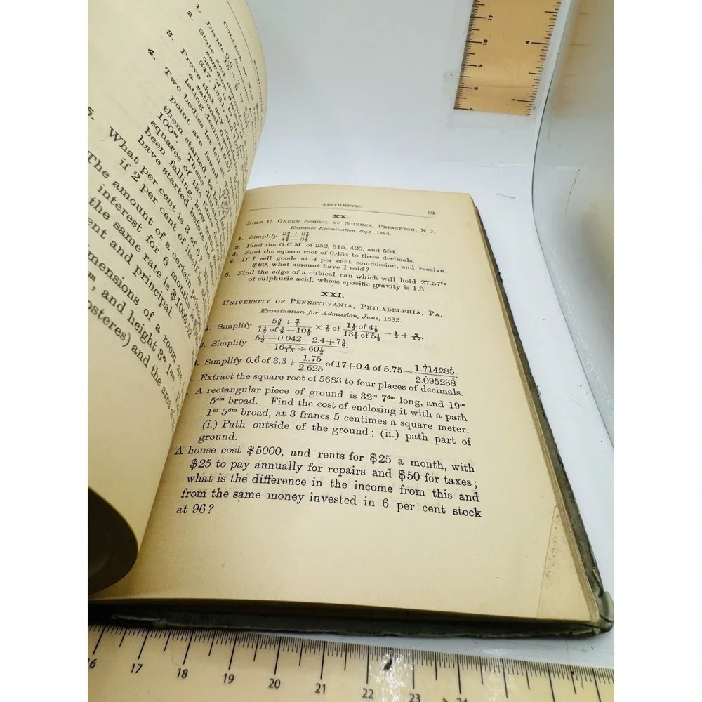 Wentworth And Hill's Examination Manuals, No. 1: Arithmetic (1887) Boston